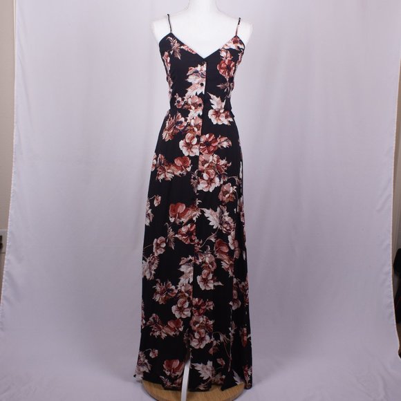 Bacio Dresses & Skirts - BACIO Floral Maxi Slip Dress Size M